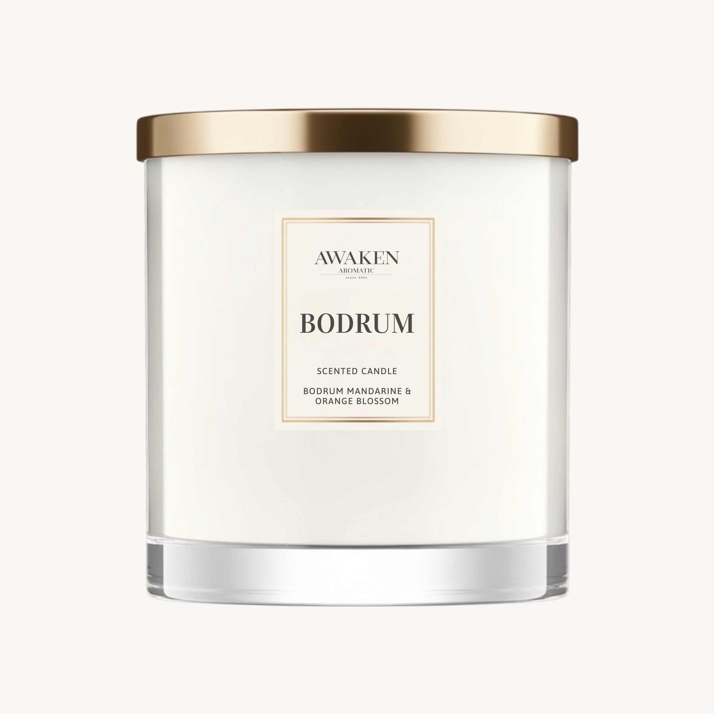 Awaken Aromatic Büyük Format İmza Mum Bodrum | Large Format Signature Candle Bodrum