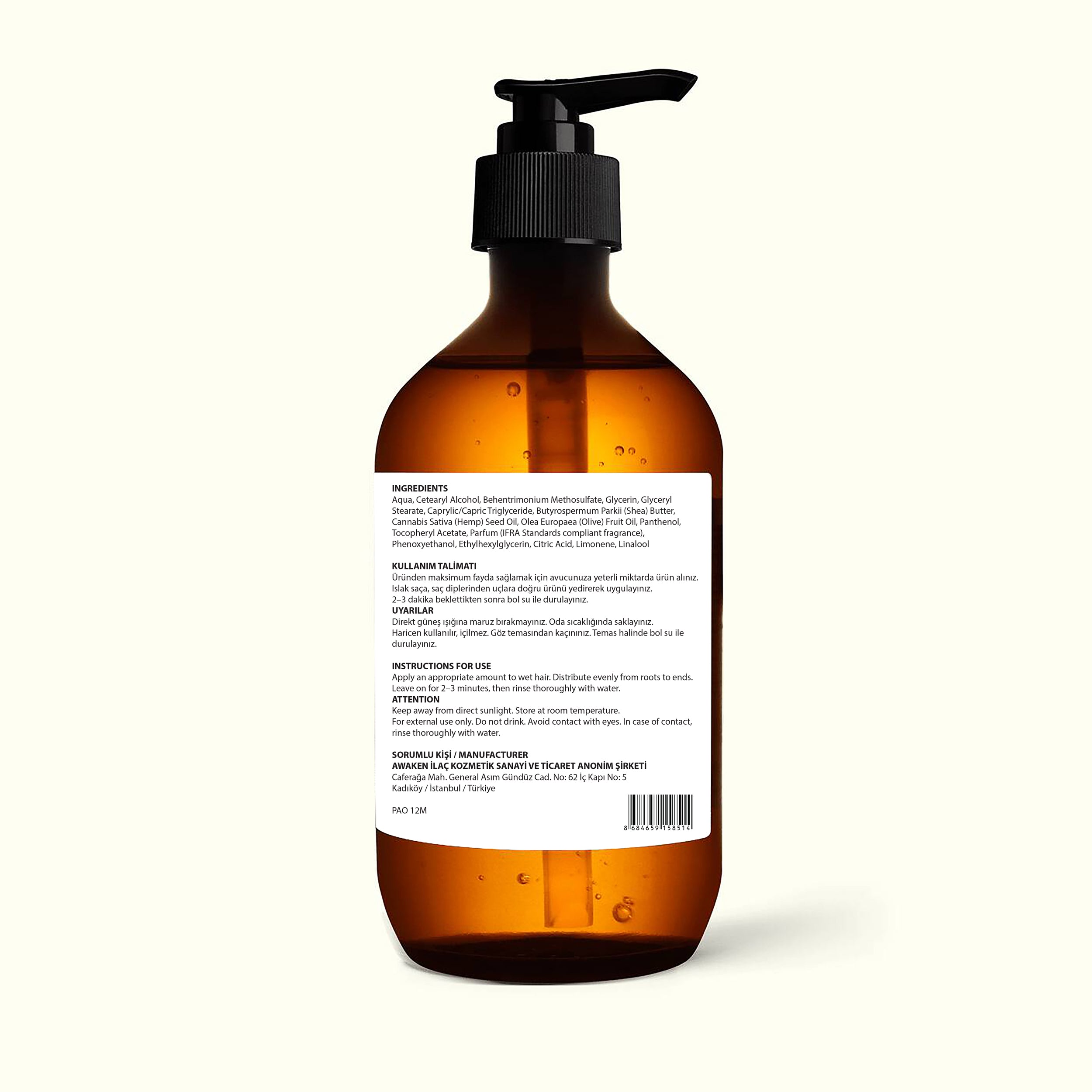 Awaken Aromatic Hemp Seed Balance Saç Kremi | Hemp Seed Balance Hair Conditioner