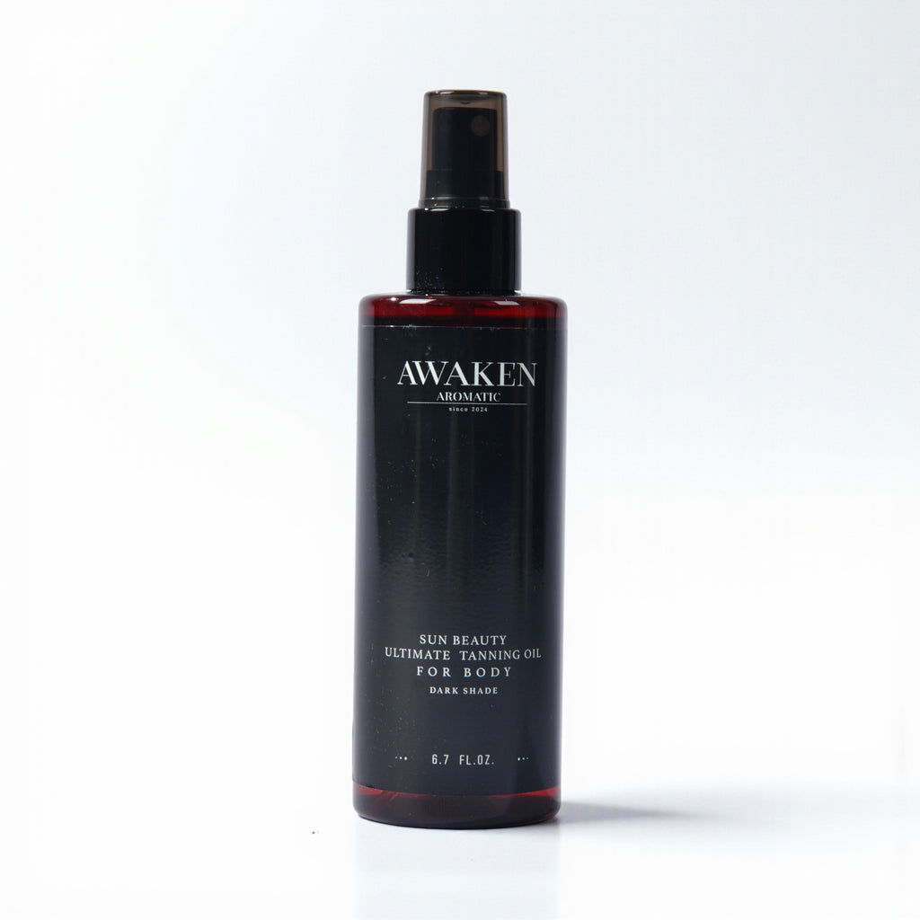 Awaken Aromatic Ultimate Tanning Body Oil – Koyu Ton Bronzlaştırıcı Yağ | Shea & Coconut Infused Dry Oil