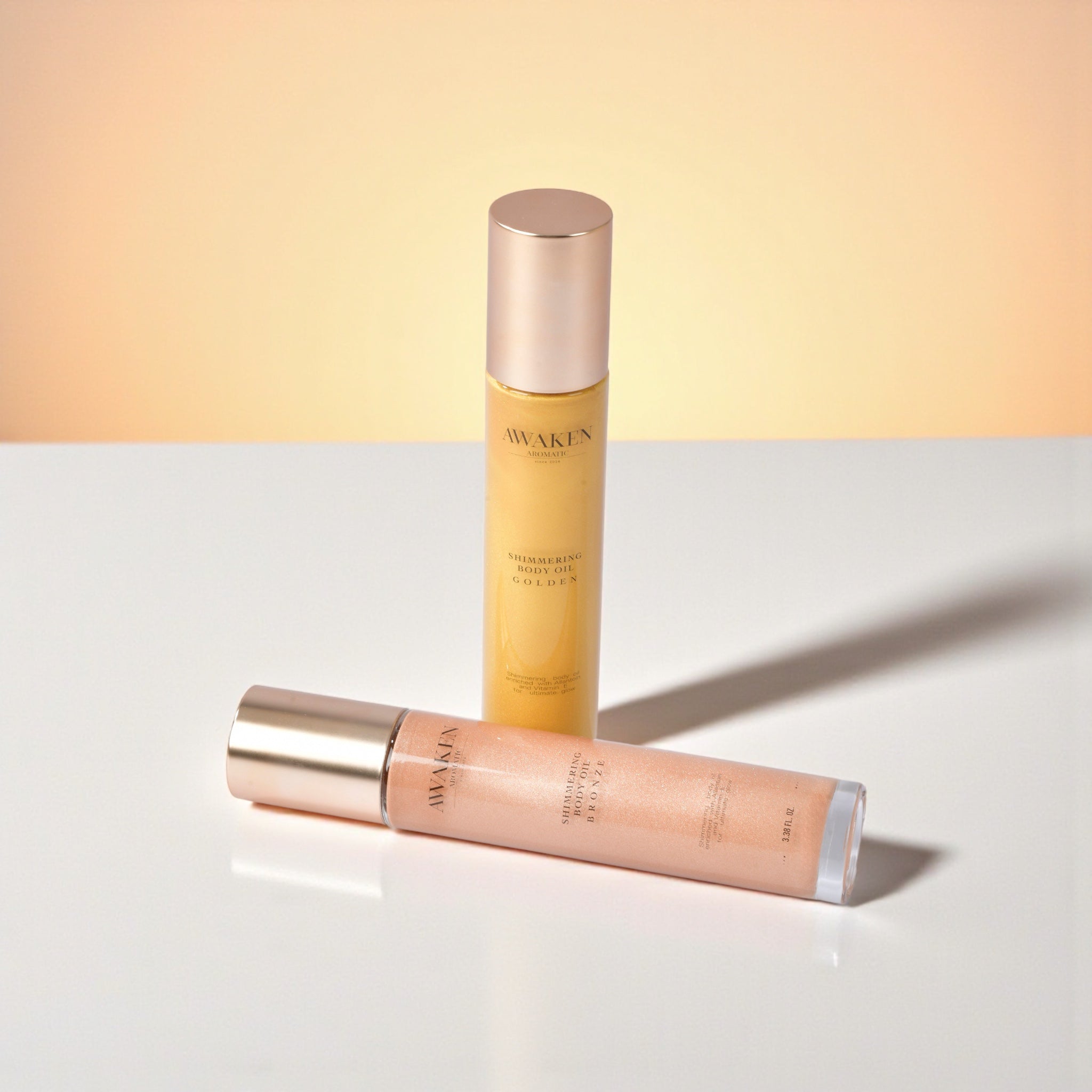 Awaken Aromatic Işıltılı Vücut Yağı – Golden, Shea & Aloe Vera içeren Doğal Kuru Yağ